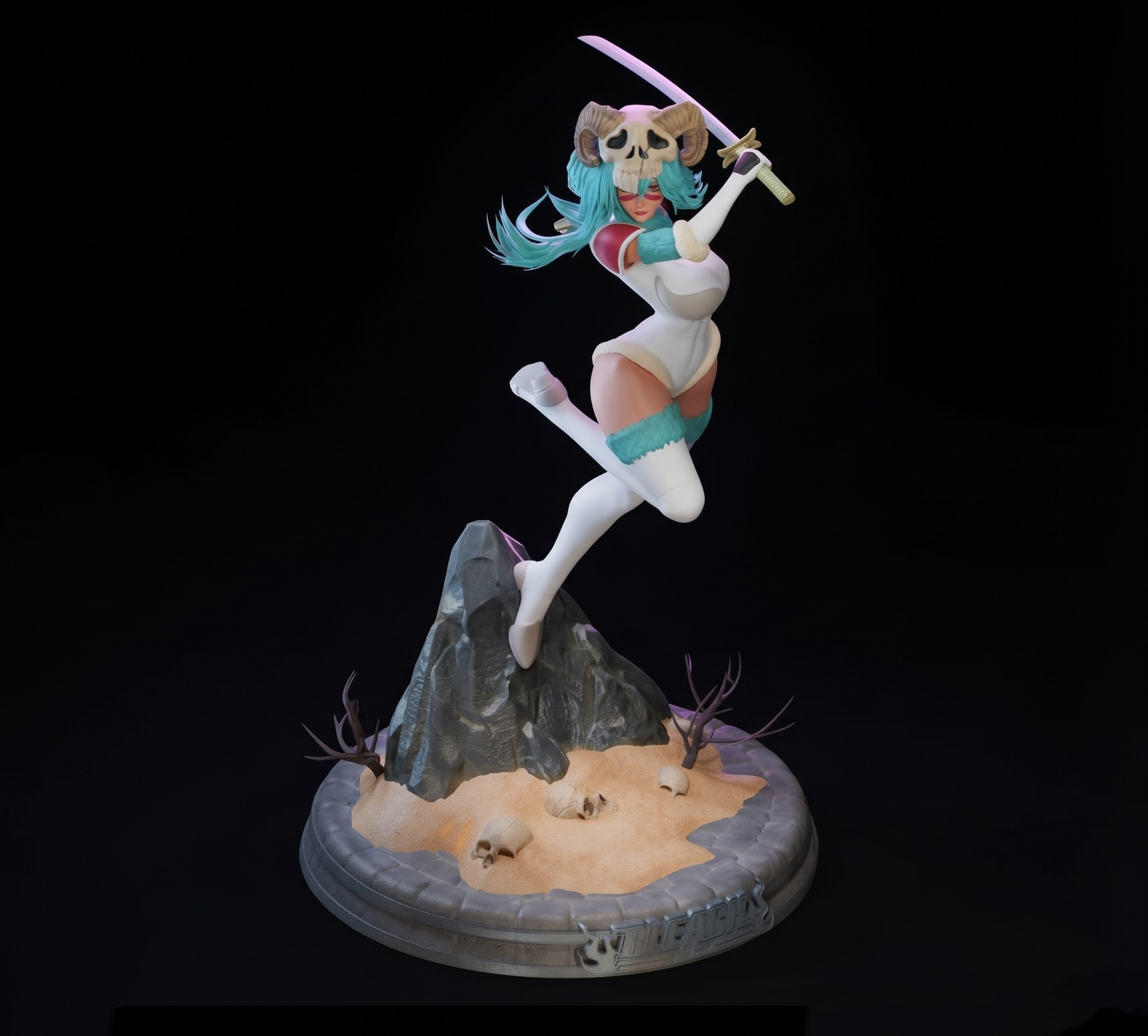 Nelliel Bleach Sculpture 3D Print Model 3D Model