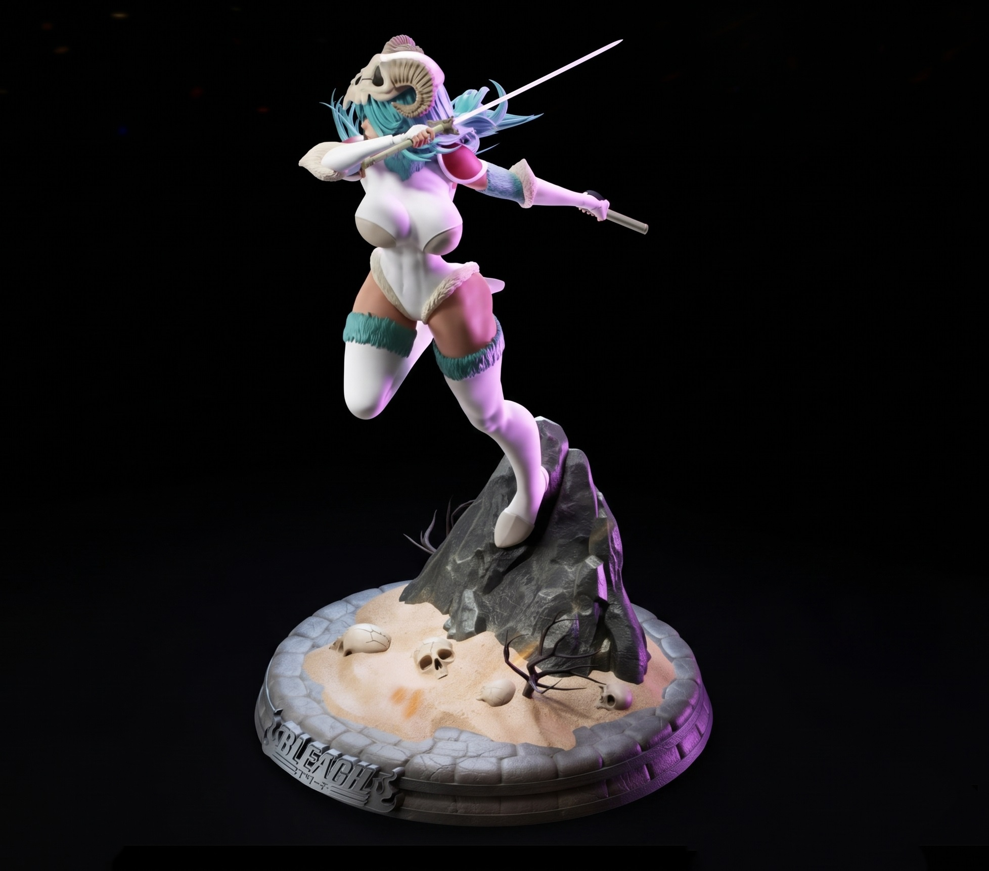 Nelliel Bleach Sculpture 3D Print Model 3D Model