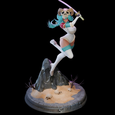 Nelliel Bleach Sculpture 3D Print Model