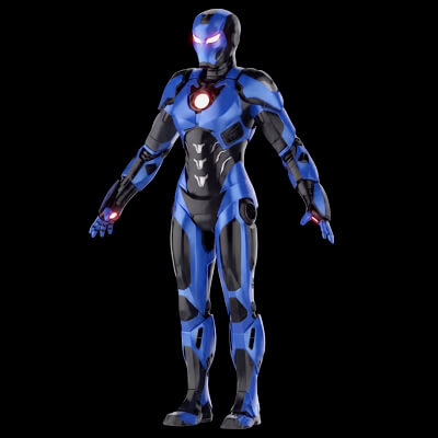 Pepper Potts Barracuda Rescue Armor Suit 3D Print Model