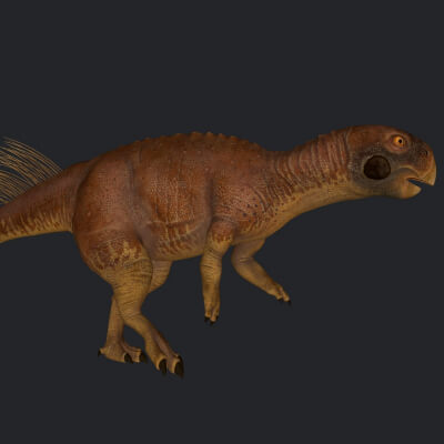 Psittacosaurus Dino 3D Print Model