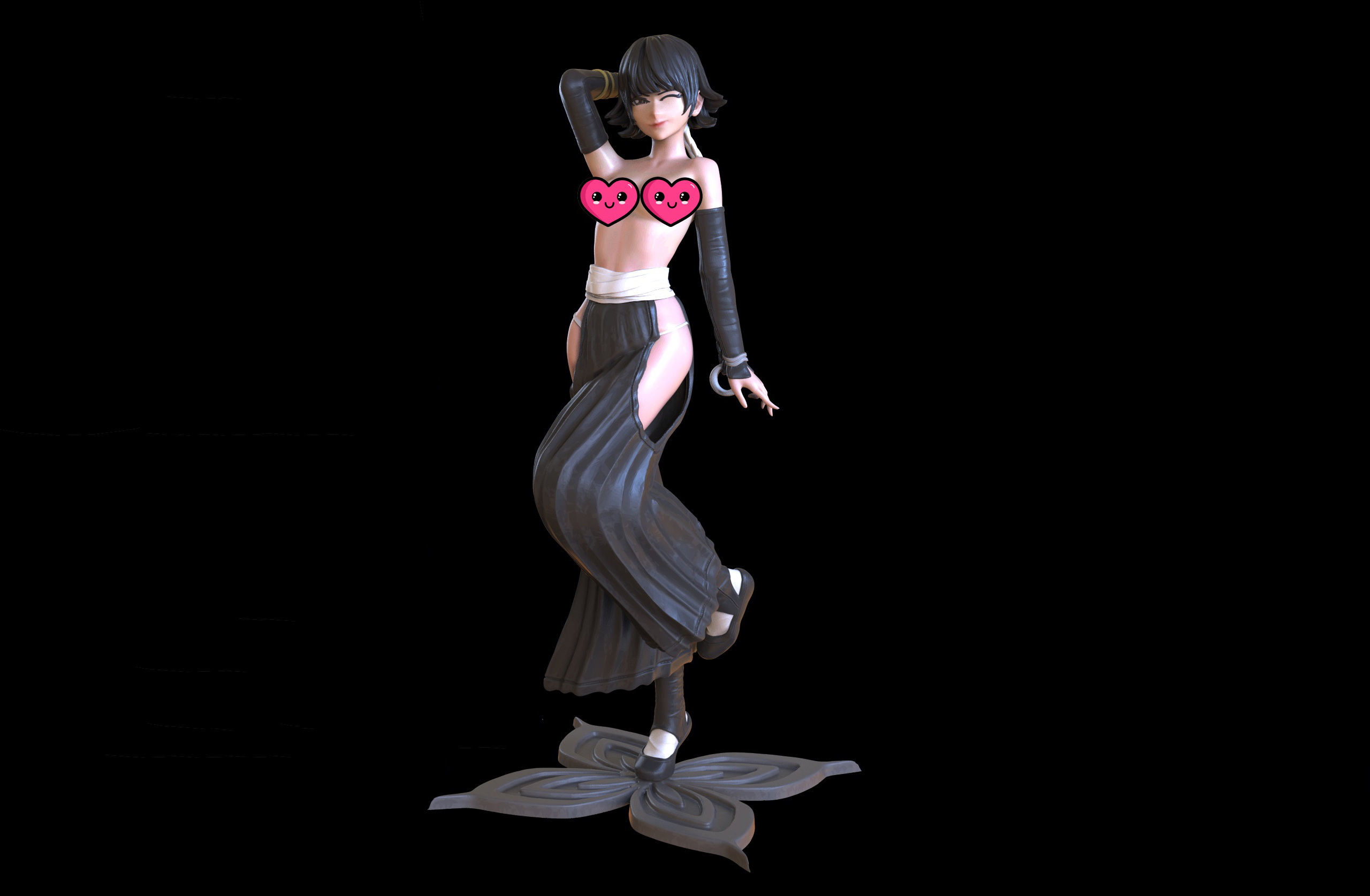 Soifon From Bleach Sculpture 3D Print Model 3D Model