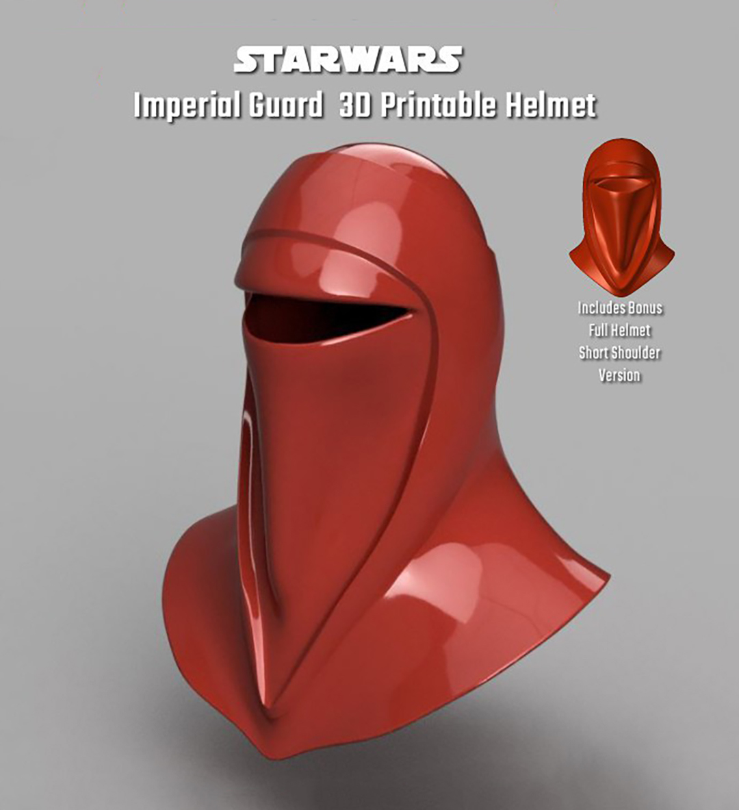 Star Wars Imperial Guard Helmet 3D Print Model 3D Model