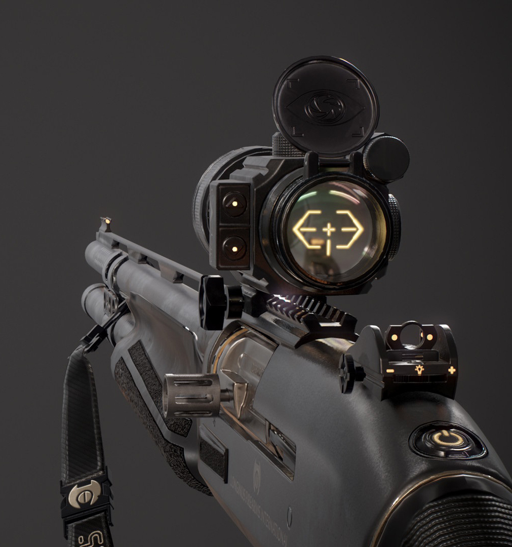 Tactical Shotgun Longinus Victoria A5 3D Model 3D Model