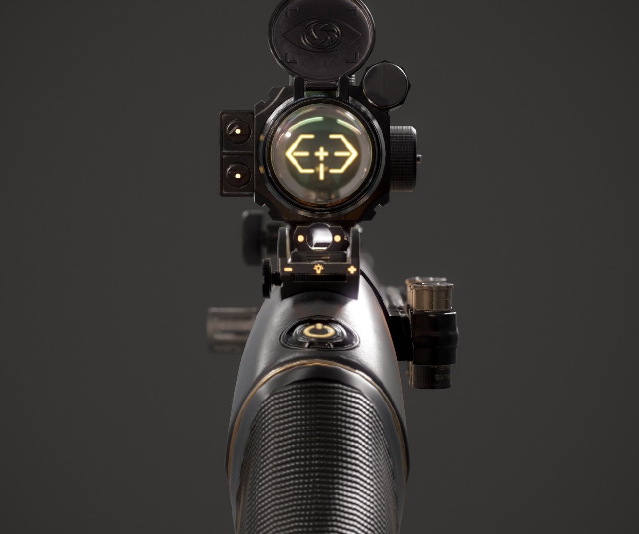 Tactical Shotgun Longinus Victoria A5 3D Model 3D Model