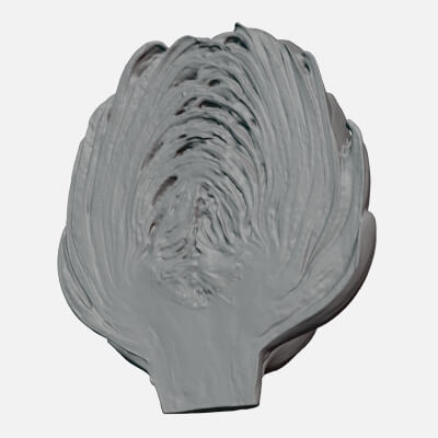 Artichoke Half - For 3D Print
