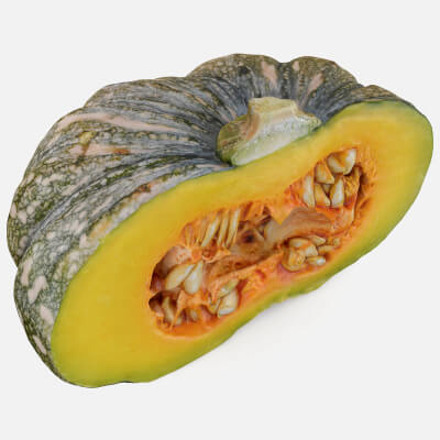 Asian Pumpkin Half