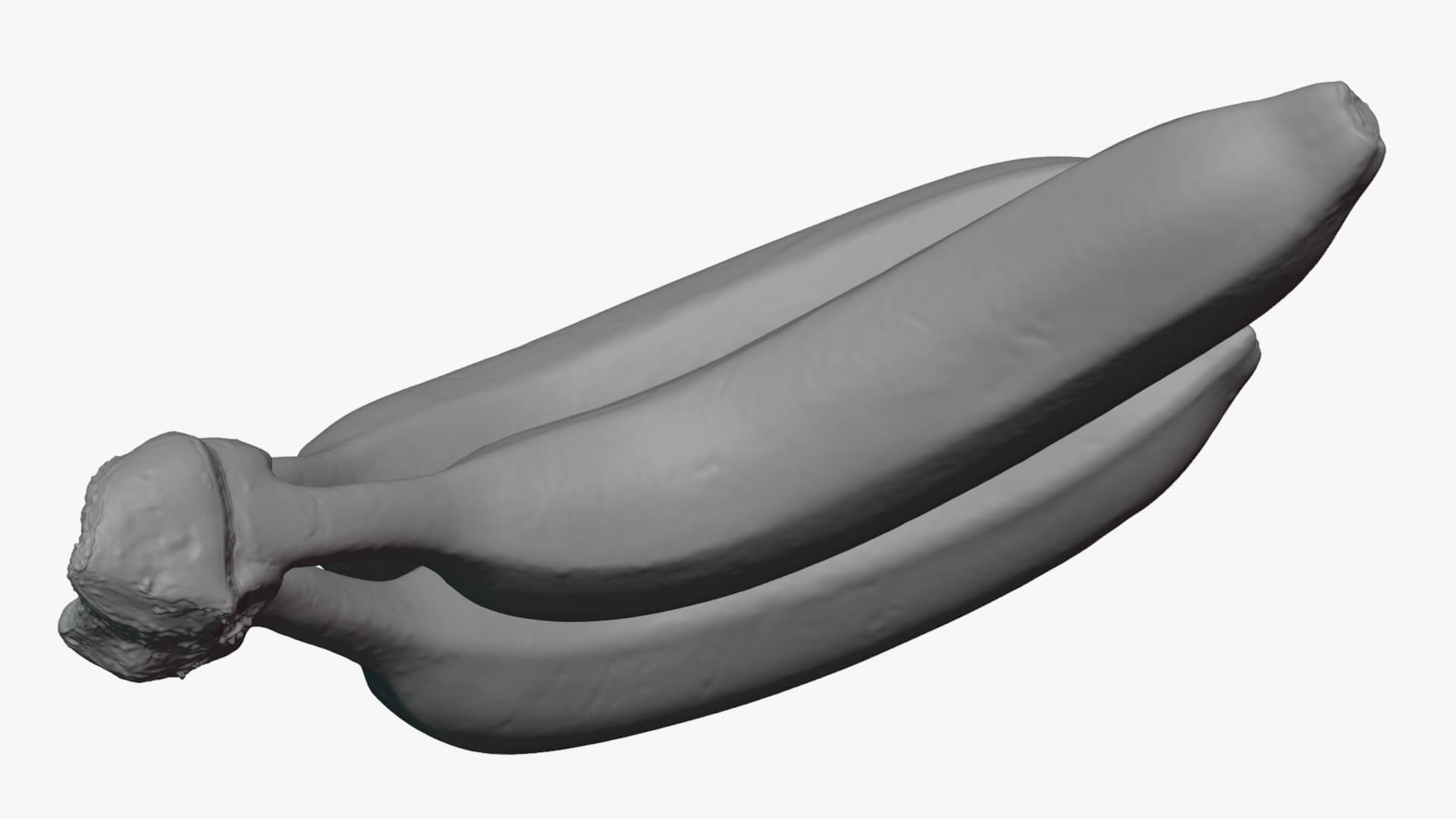 Banana Trio Bunch - For 3D Print 3D Model