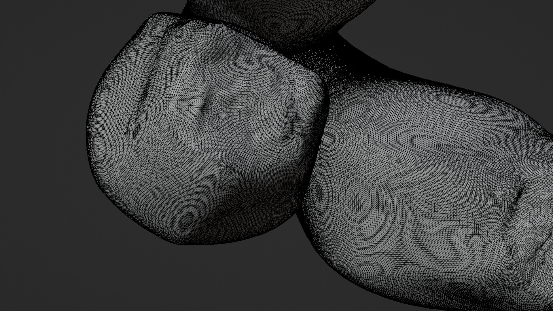 Banana Trio Bunch - For 3D Print 3D Model