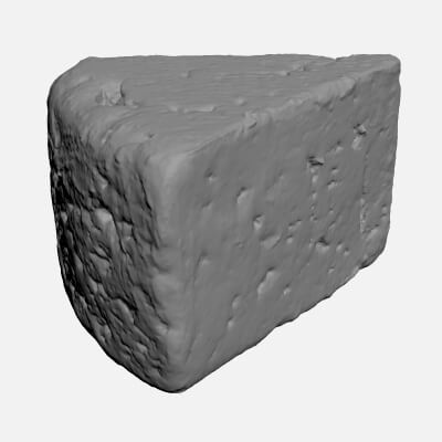 Blue Cheese Slice - For 3D Print