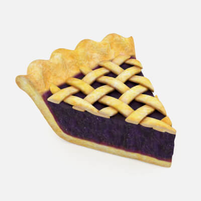 Blueberry Lattice Pie