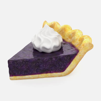 Blueberry Pie Slice