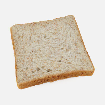 Realistic Bread Slice
