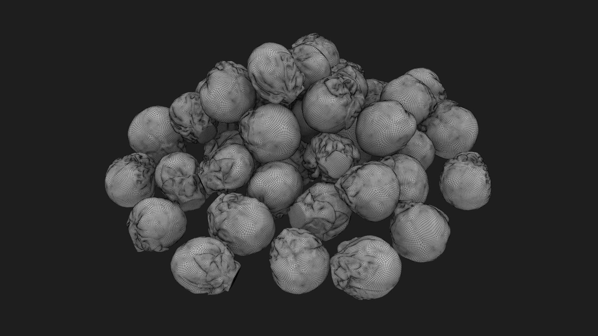 Brussels Sprouts 3D Model