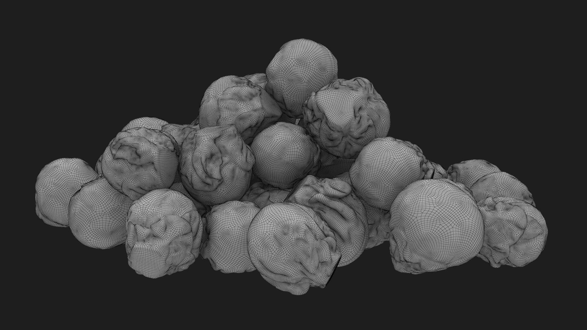 Brussels Sprouts 3D Model