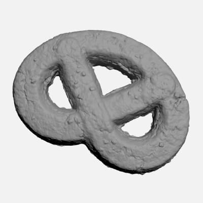 Butter Cookie Pretzel - For 3D Print