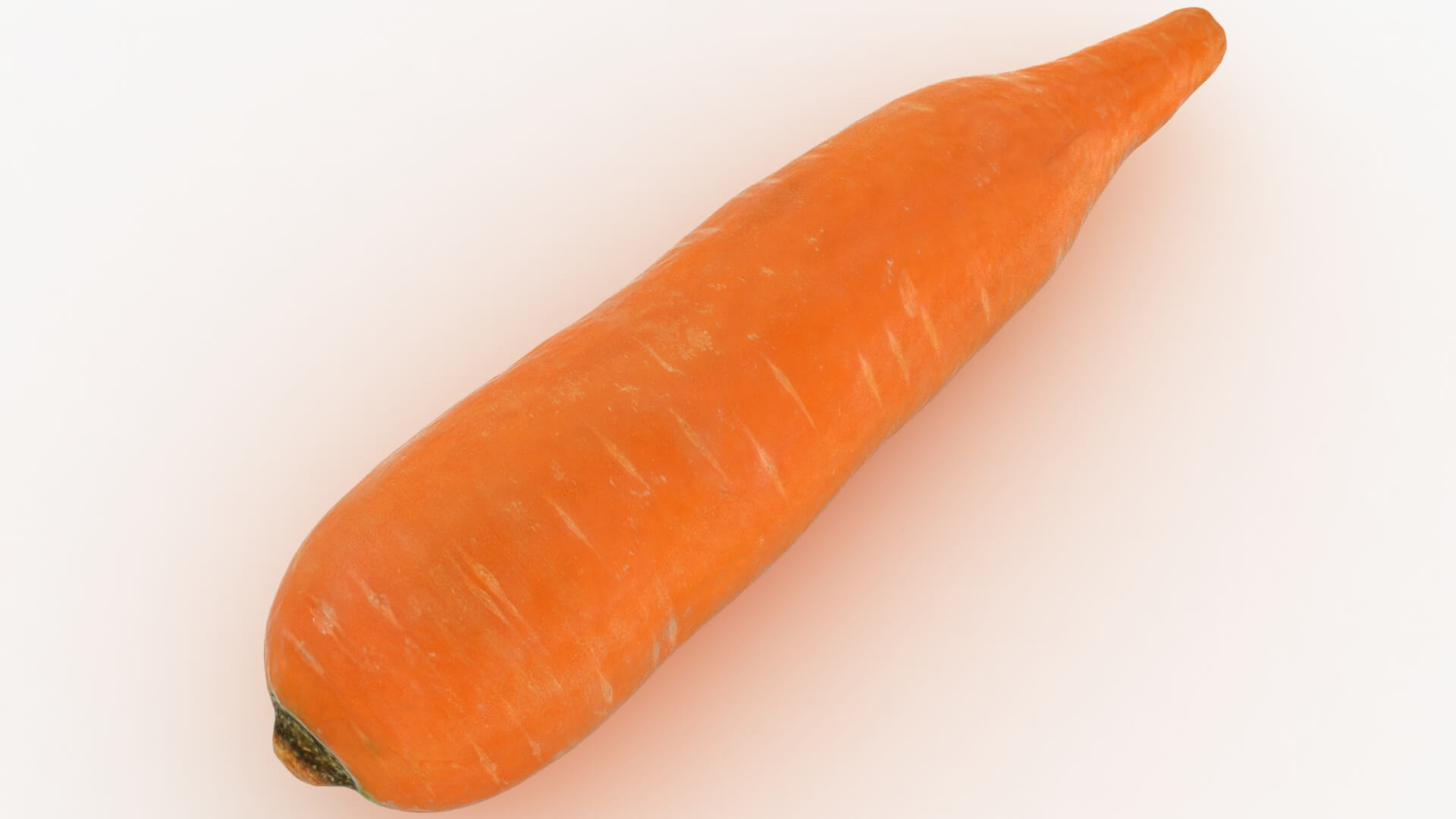 Realistic Carrot 01 3D Model