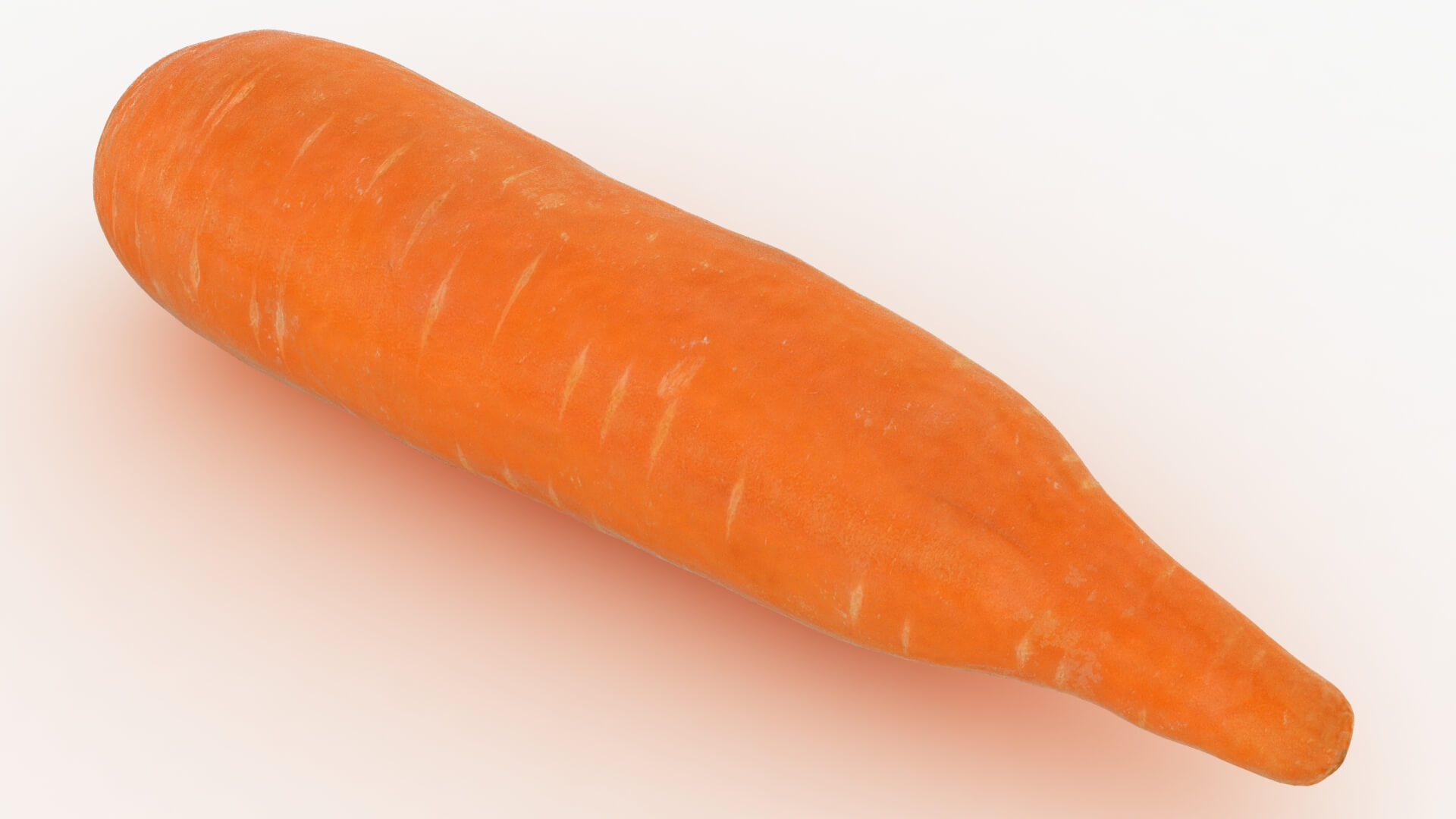 Realistic Carrot 01 3D Model