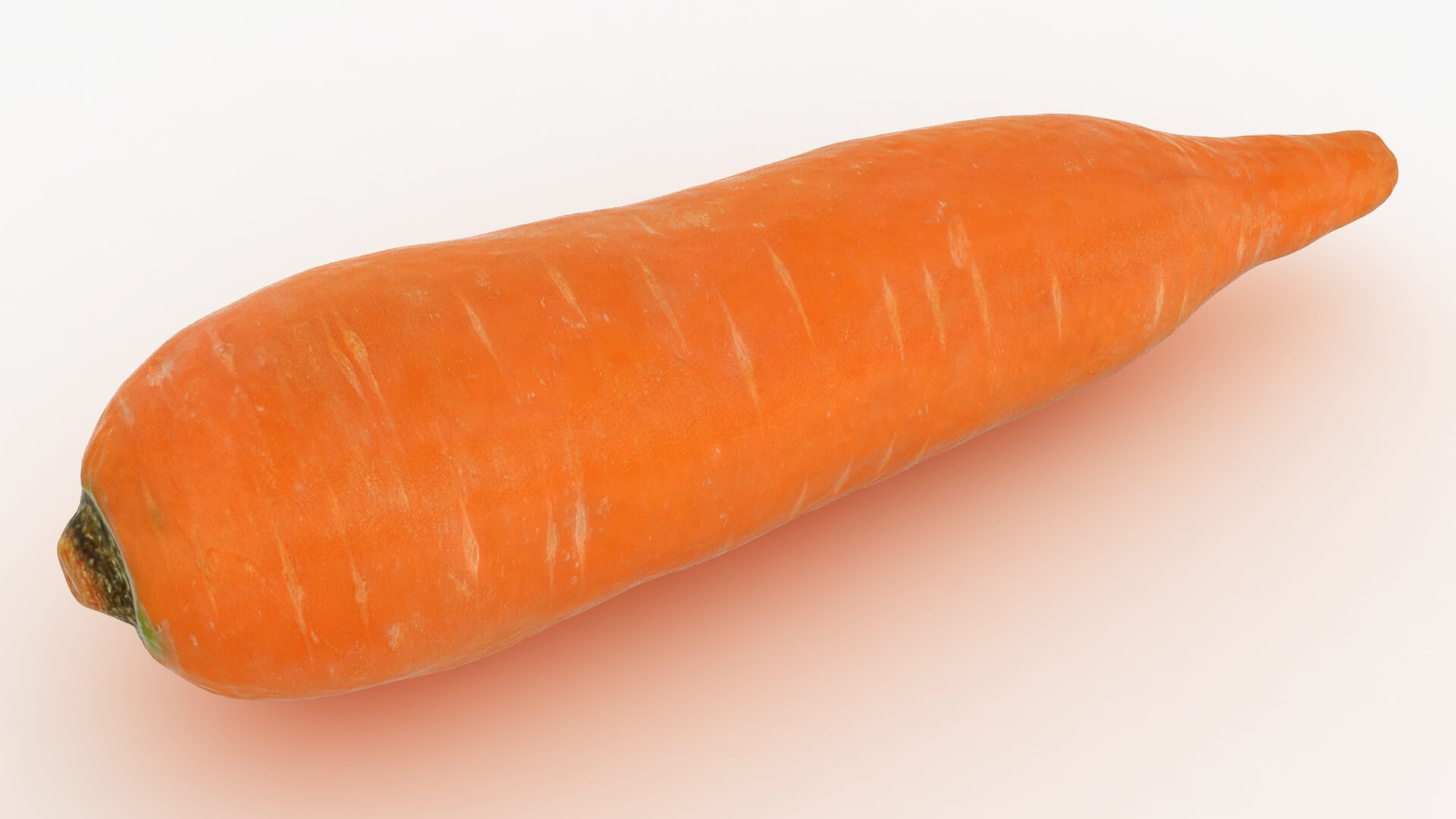 Realistic Carrot 01 3D Model