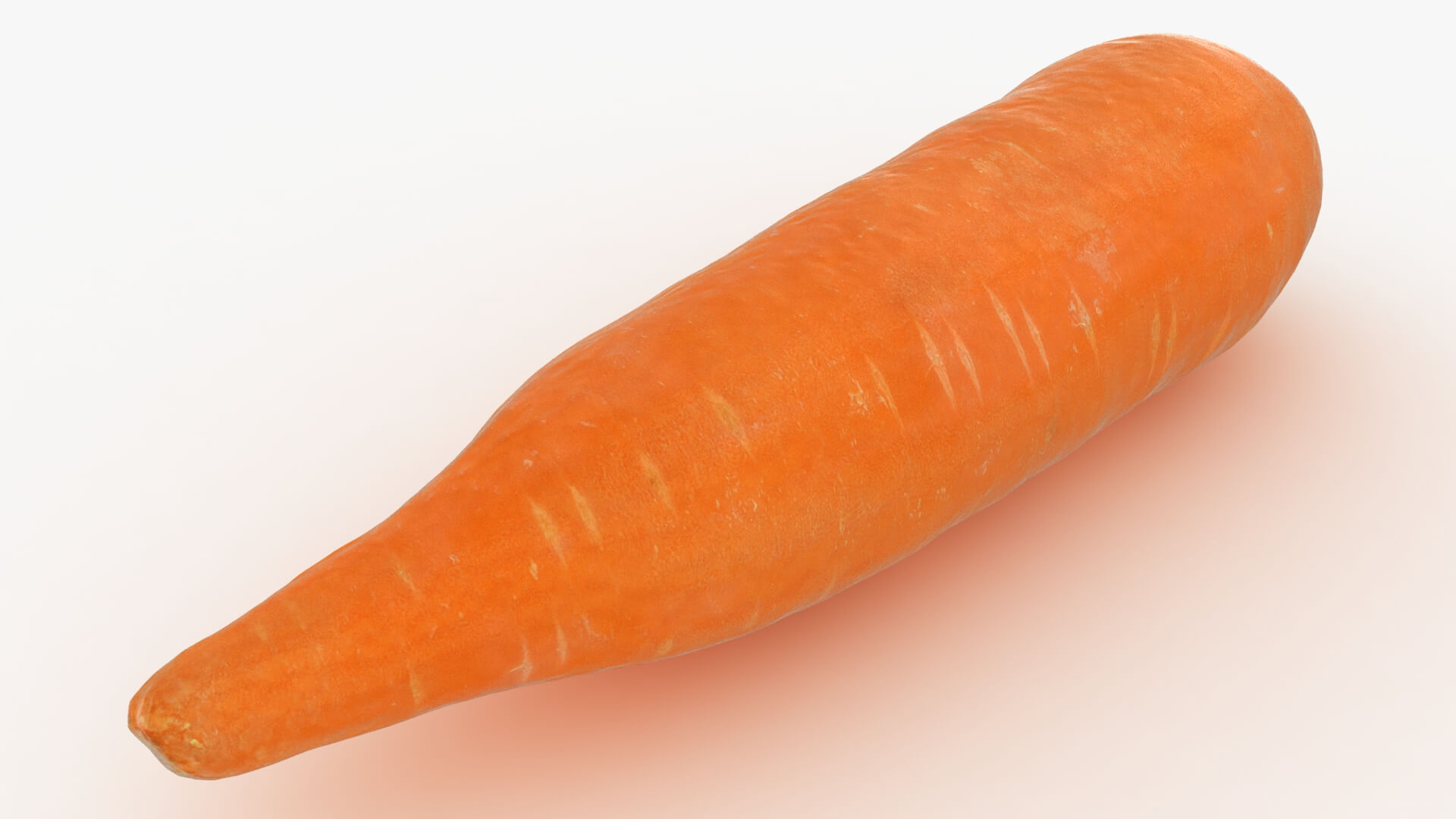 Realistic Carrot 01 3D Model