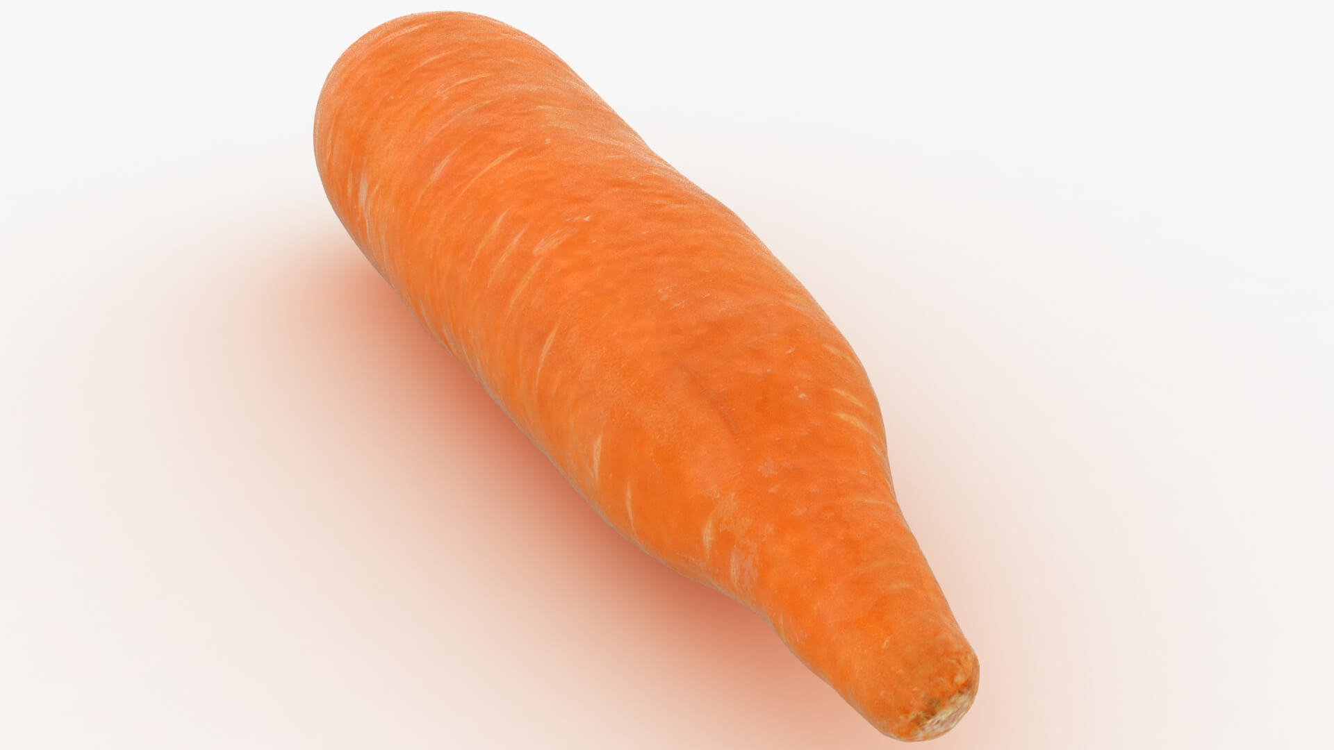 Realistic Carrot 01 3D Model