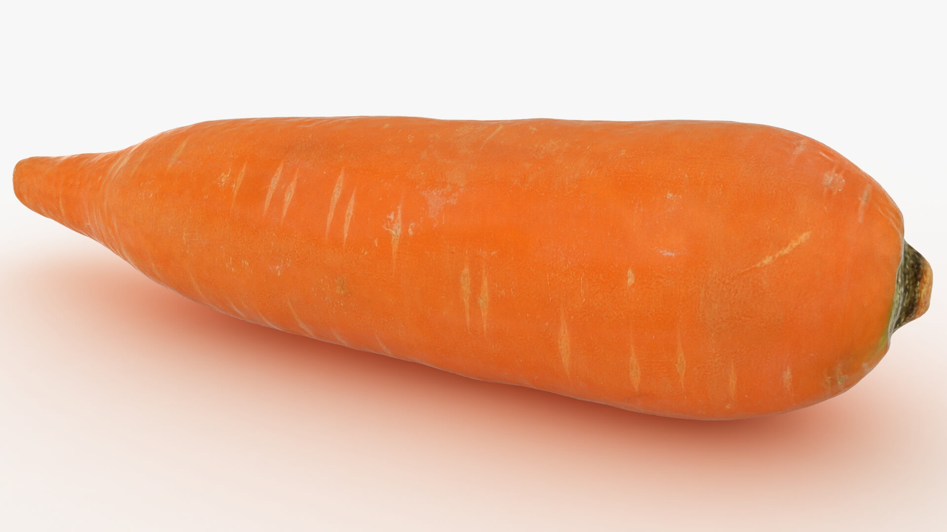 Realistic Carrot 01 3D Model