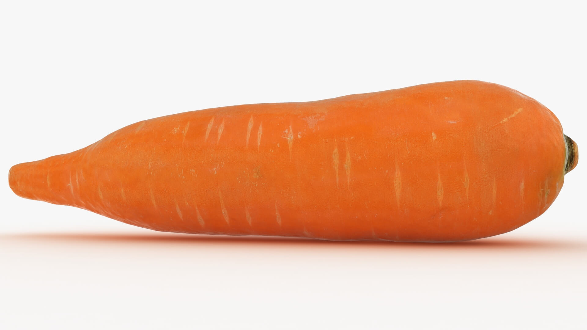 Realistic Carrot 01 3D Model