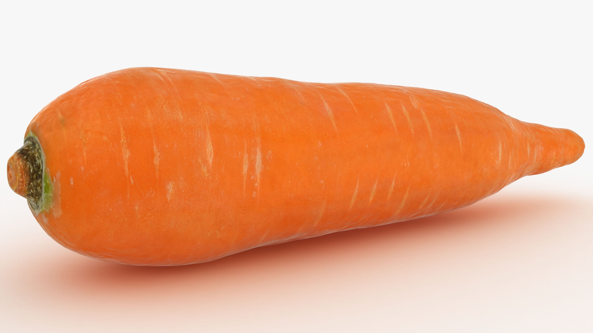 Realistic Carrot 01 3D Model