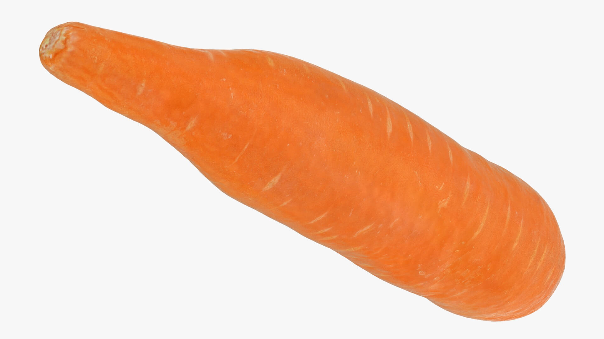 Realistic Carrot 01 3D Model