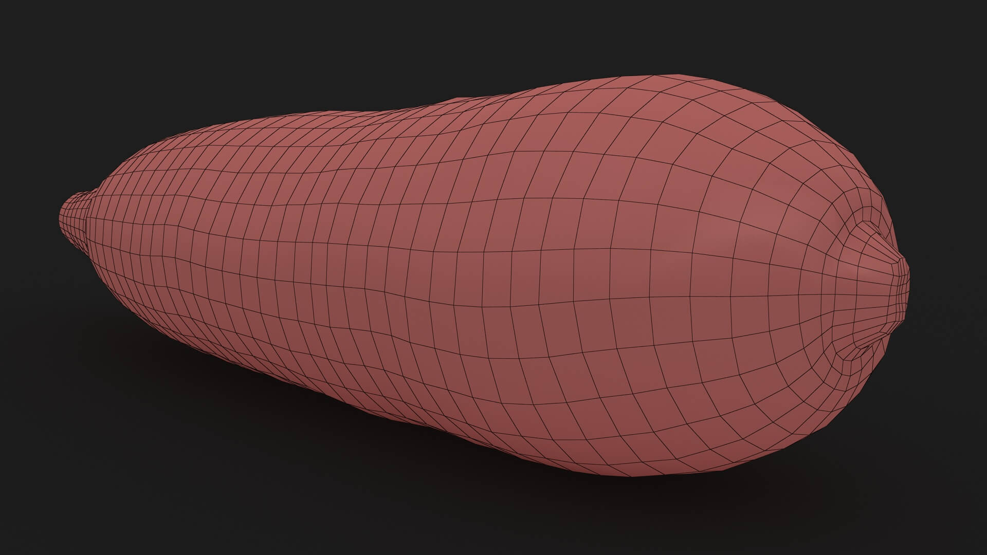 Realistic Carrot 01 3D Model