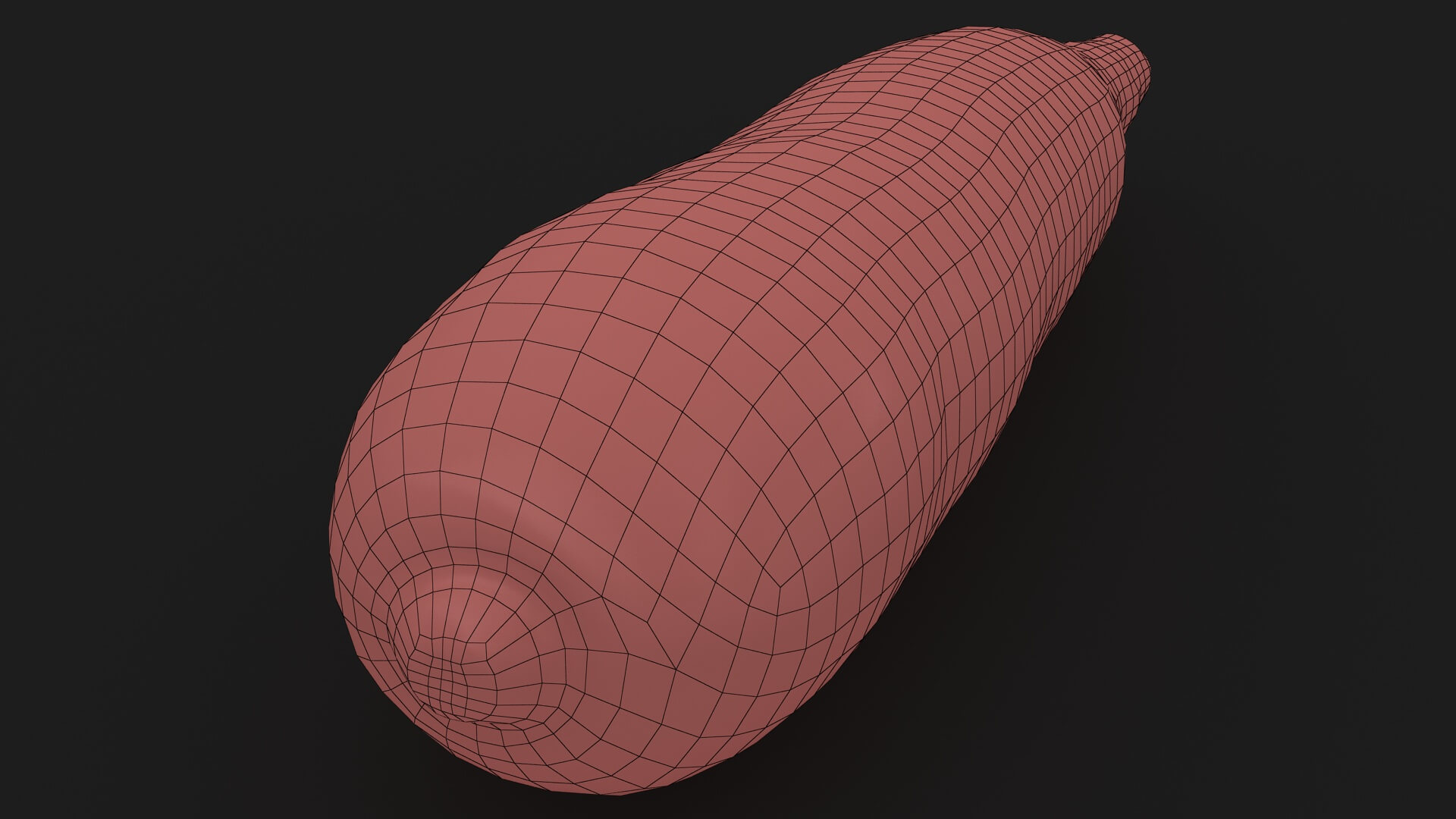 Realistic Carrot 01 3D Model