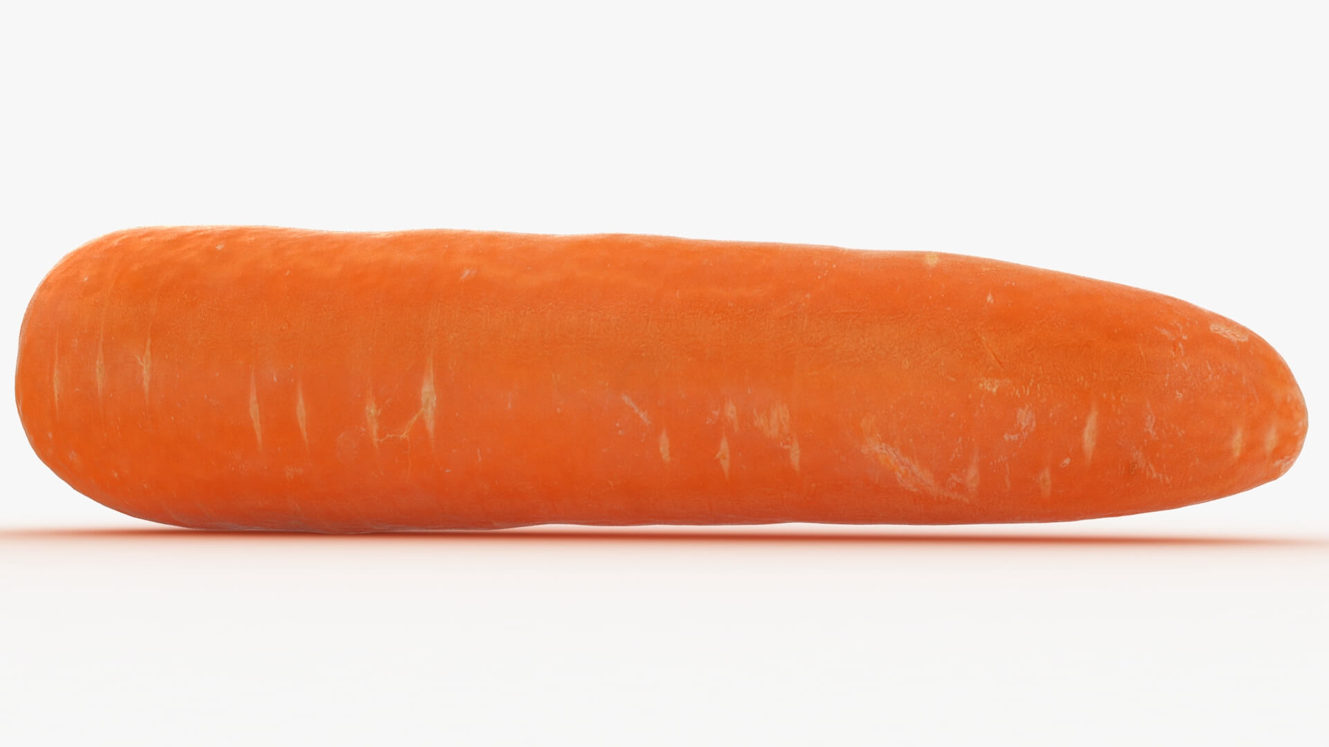 Realistic Carrot 02 3D Model