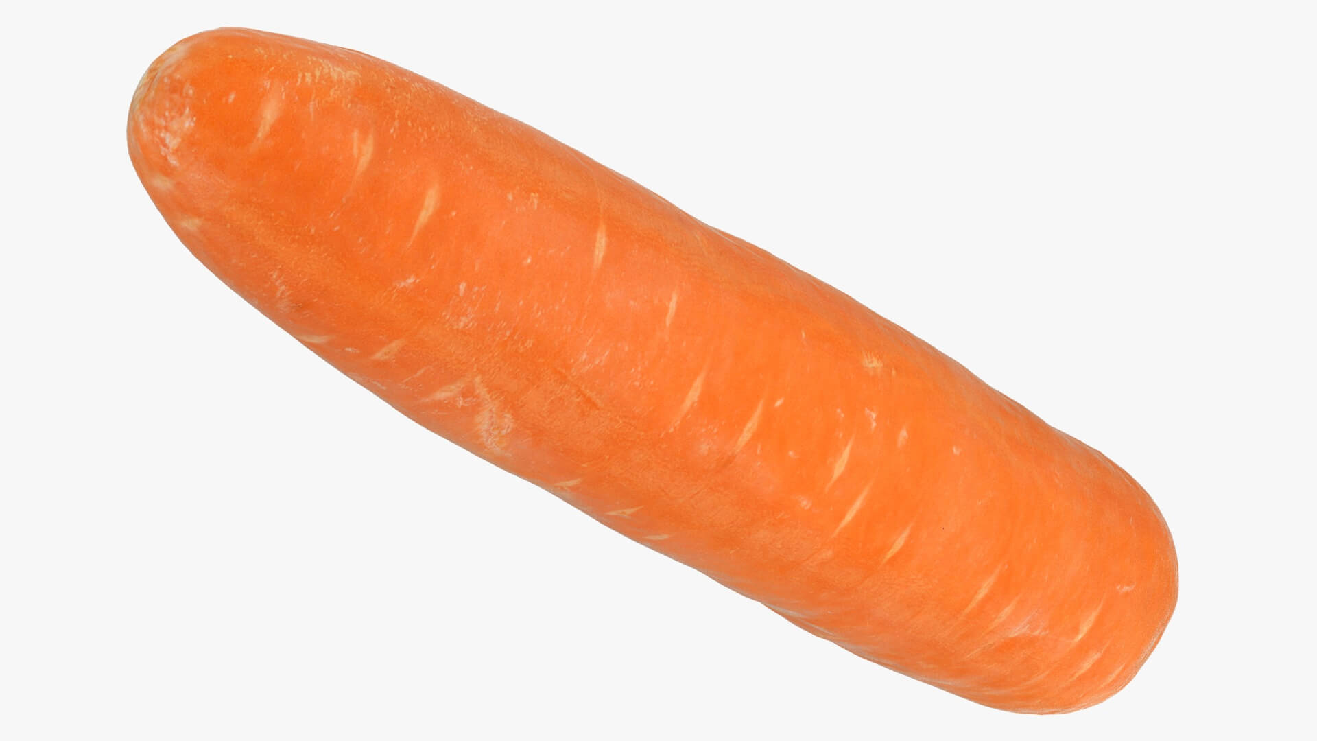Realistic Carrot 02 3D Model