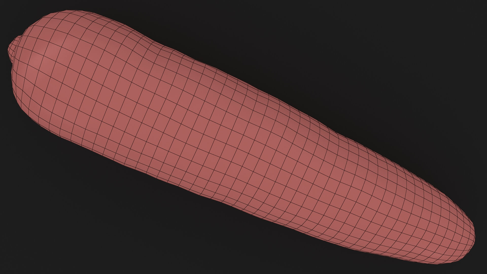 Realistic Carrot 02 3D Model