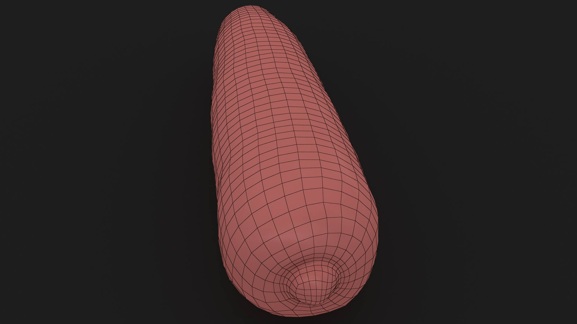 Realistic Carrot 02 3D Model