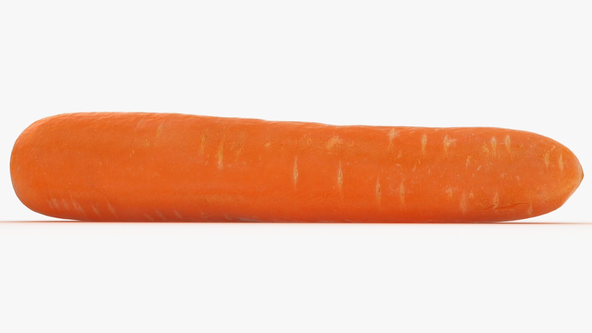 Realistic Carrot 03 3D Model
