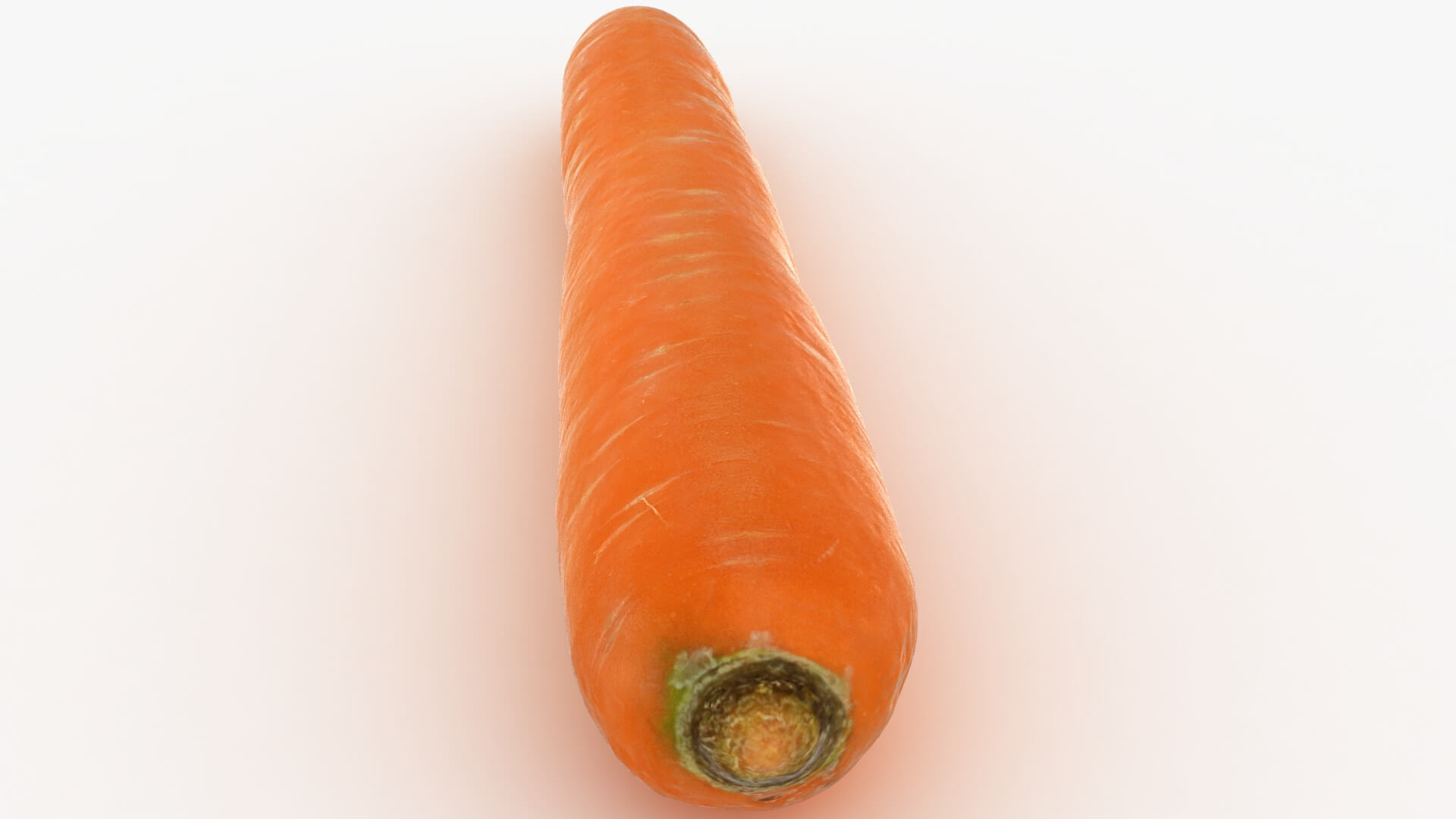 Realistic Carrot 03 3D Model