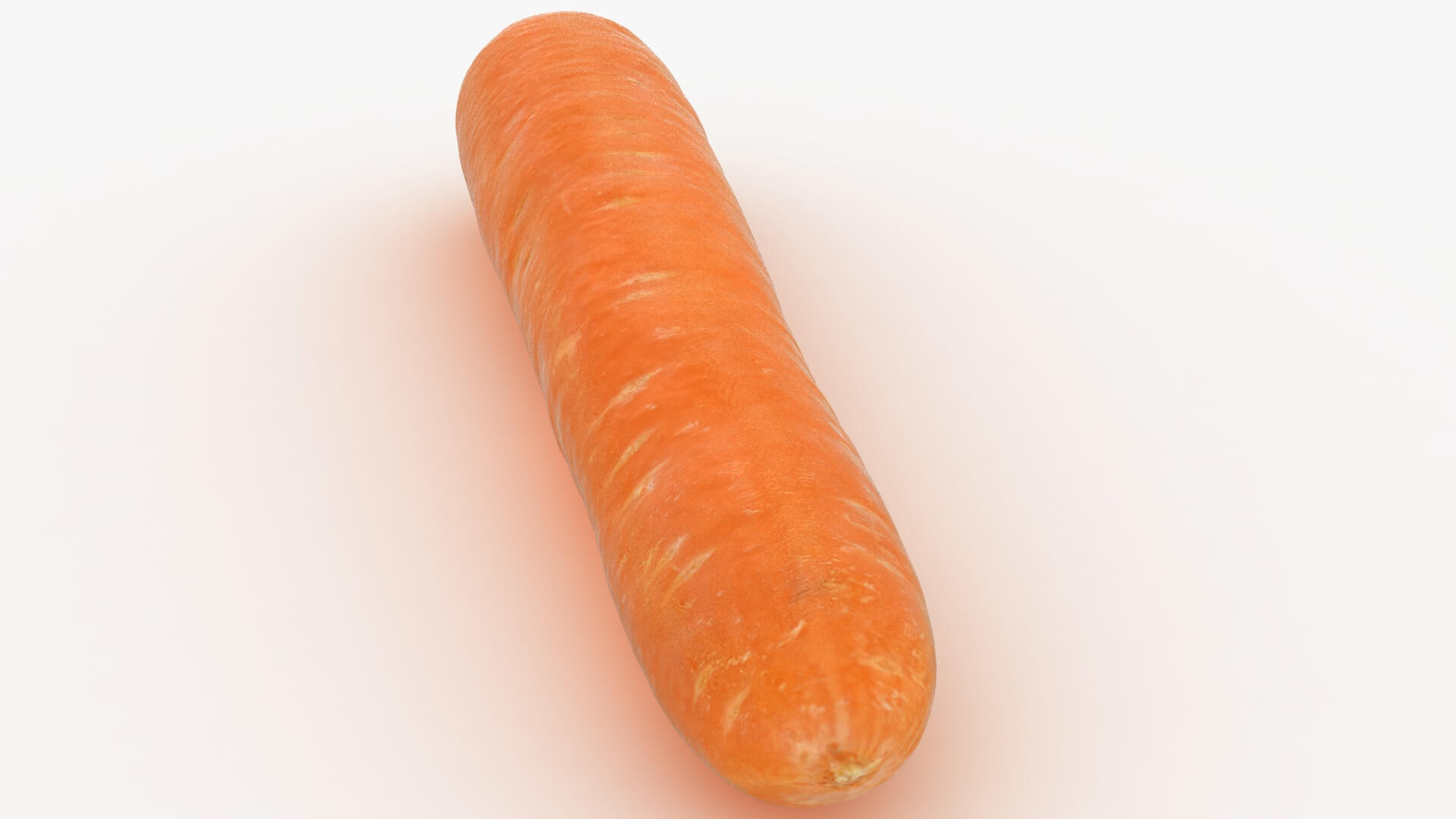 Realistic Carrot 03 3D Model
