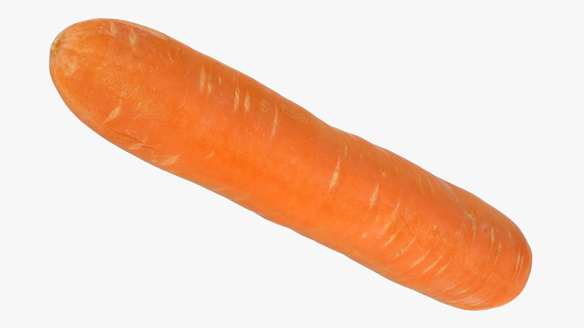 Realistic Carrot 03 3D Model