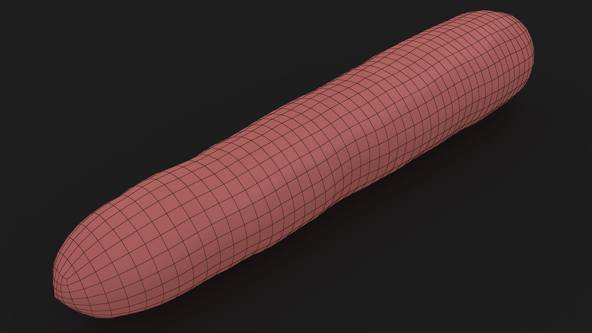 Realistic Carrot 03 3D Model