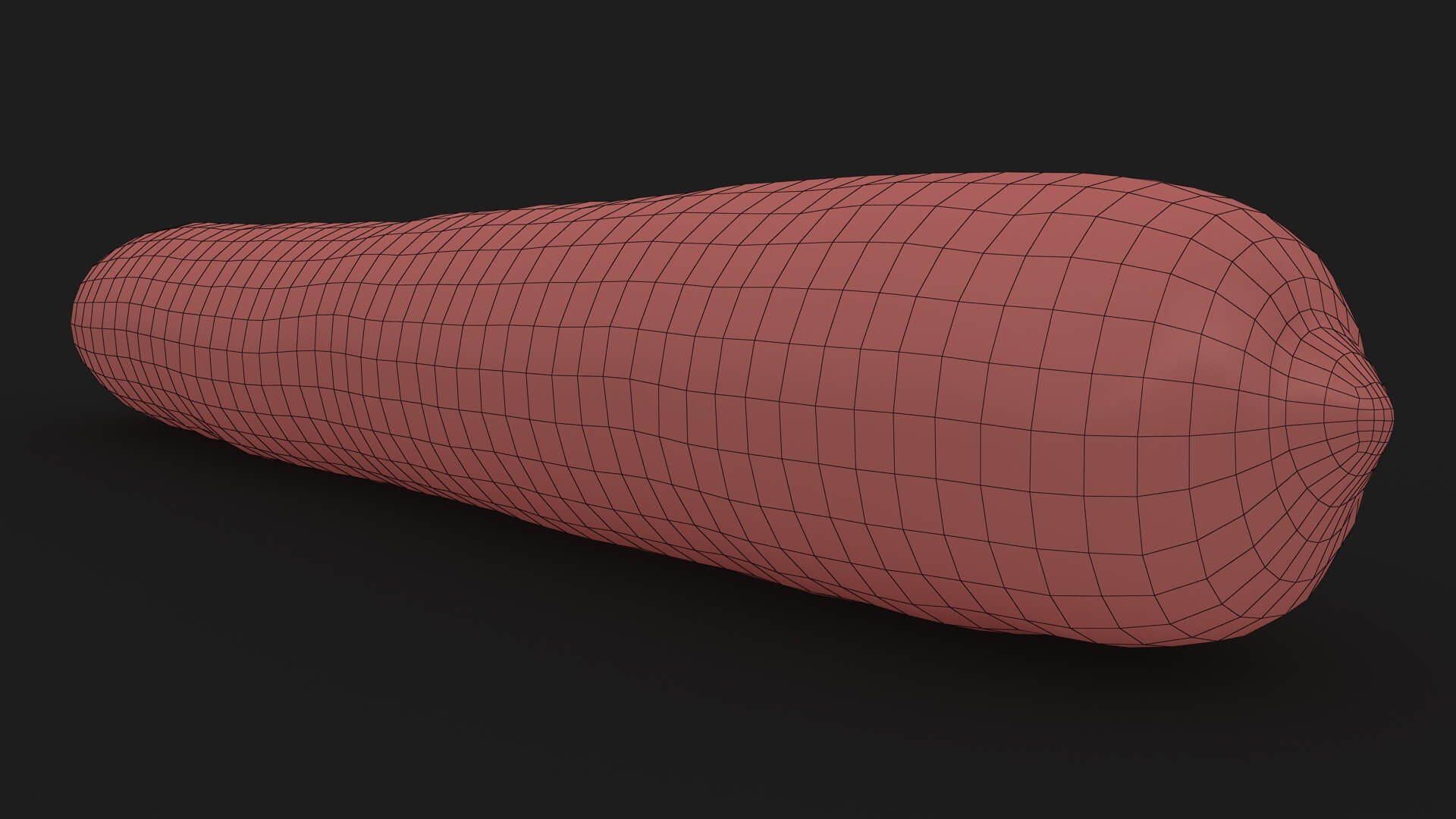 Realistic Carrot 03 3D Model