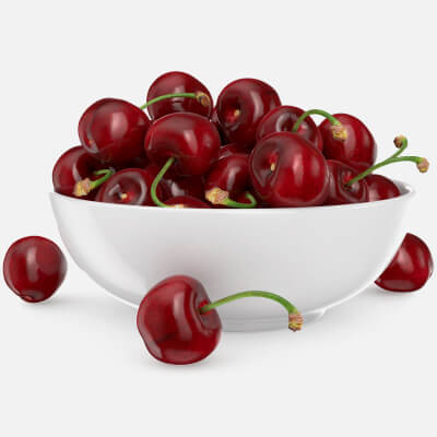 Realistic Cherry Bowl