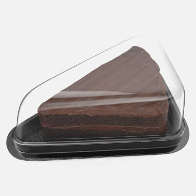 Chocolate Cake Triangle Box