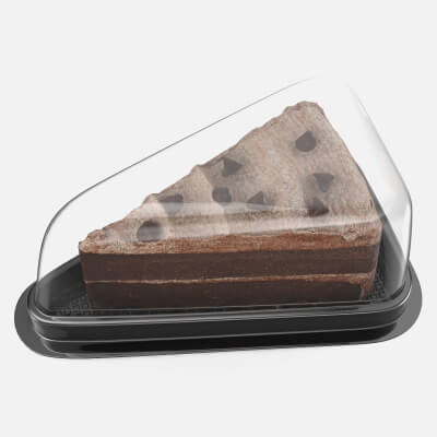 Chocolate Fudge Cake Triangle Box