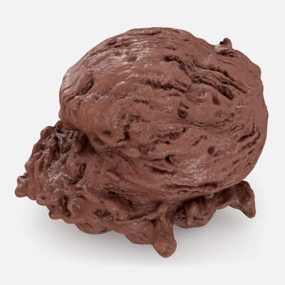Chocolate Ice Cream Scoop