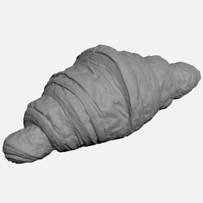 Classic Butter Croissant - For 3D Print