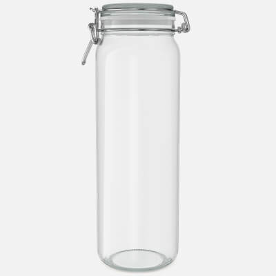 Clear Glass Spaghetti Jar