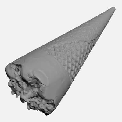 Cornetto Vanilla - For 3D Print