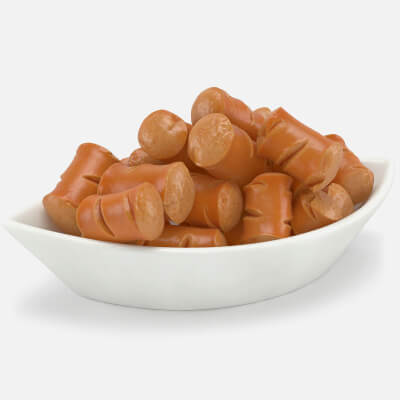 Cut Fried Sausage Plate