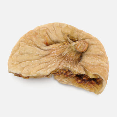 Realistic Dry Fig Cut